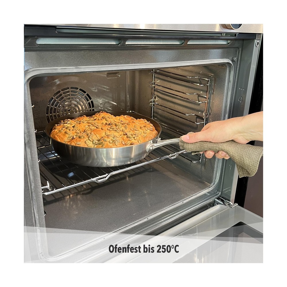 Scanpan - 65082600 Scanpan CTX Covered Deep Sautè Pan, 4 Quart, Silver