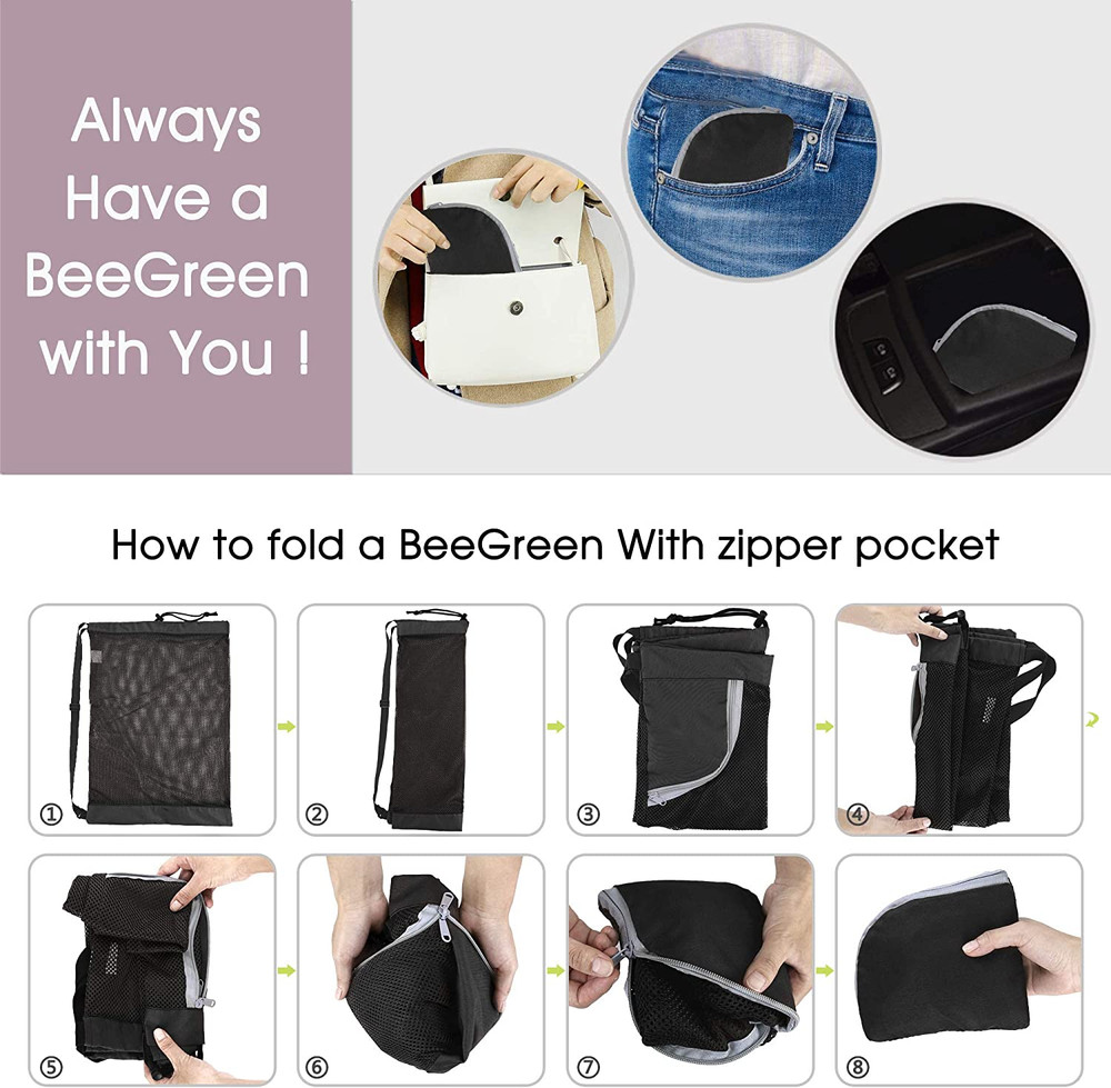 Mesh Drawstring Bag Swim Backpack for Beach Pool Sports Gym Draw String Cinch Ba