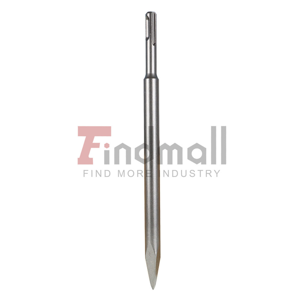 6-Pack Concrete Drill Bit Set Includes Point Chisel + 20mm & 40mm Flat Chisel
