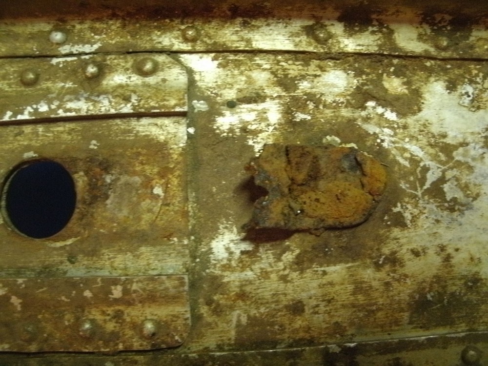 W.W.II GERMAN HATCH FROM A ME110 AIRCRAFT