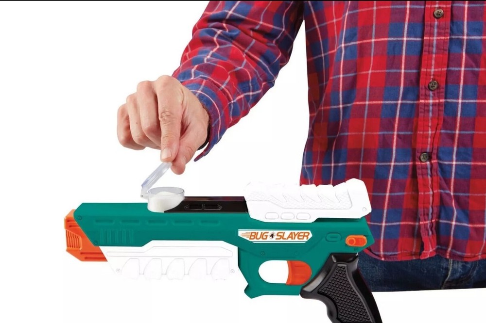 Bug Slayer Salt Blaster Bug Killer Fly Stopper Pistol Gun With Safety 🆕