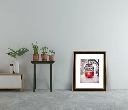 16x20 Picture Frame with Mat for 11x14 Photo Shatter Resistant Glass Wall Mount