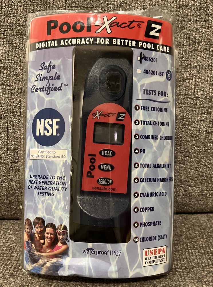 Pool Exact Z - Digital Water Testing 486201 Pool Test Kit