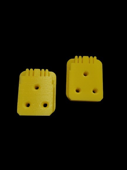 **2 Pack** Dewalt YELLOW 20V Battery Slot Tool Holder Mount