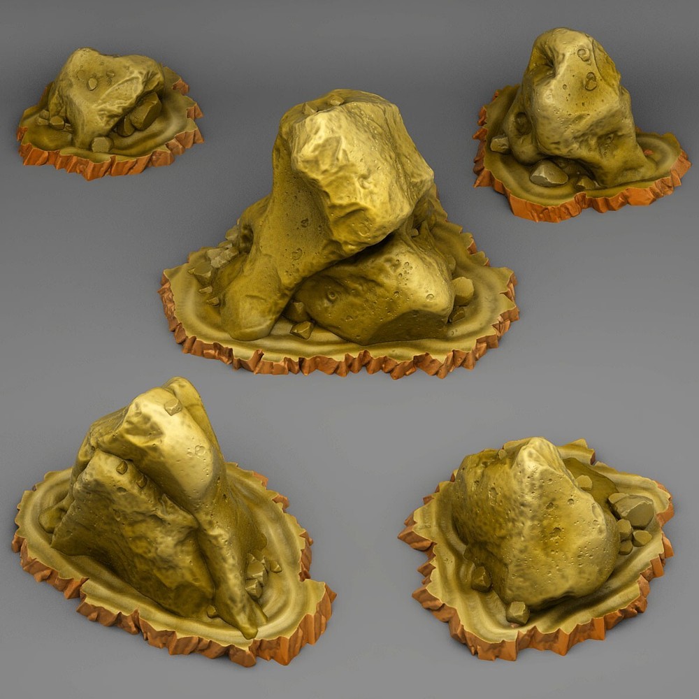 Sand Rocks Legion Terrain Scenery Tabletop Miniatures 28mm Wargames