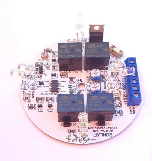 MK III 10A 12VDC Dual Axis Solar PV Panel Sun Tracking Analog Control Board