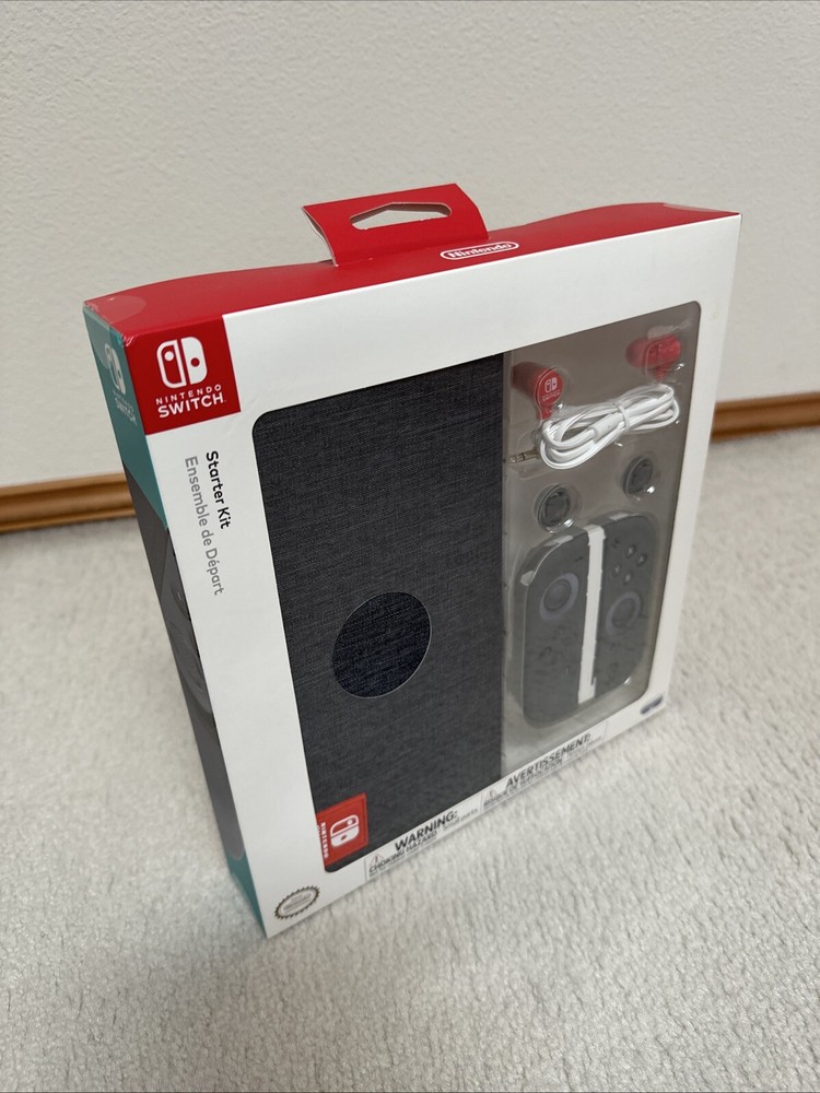 PDP Nintendo Switch Starter Kit With Travel Case, Screen Protector In Box (2017)