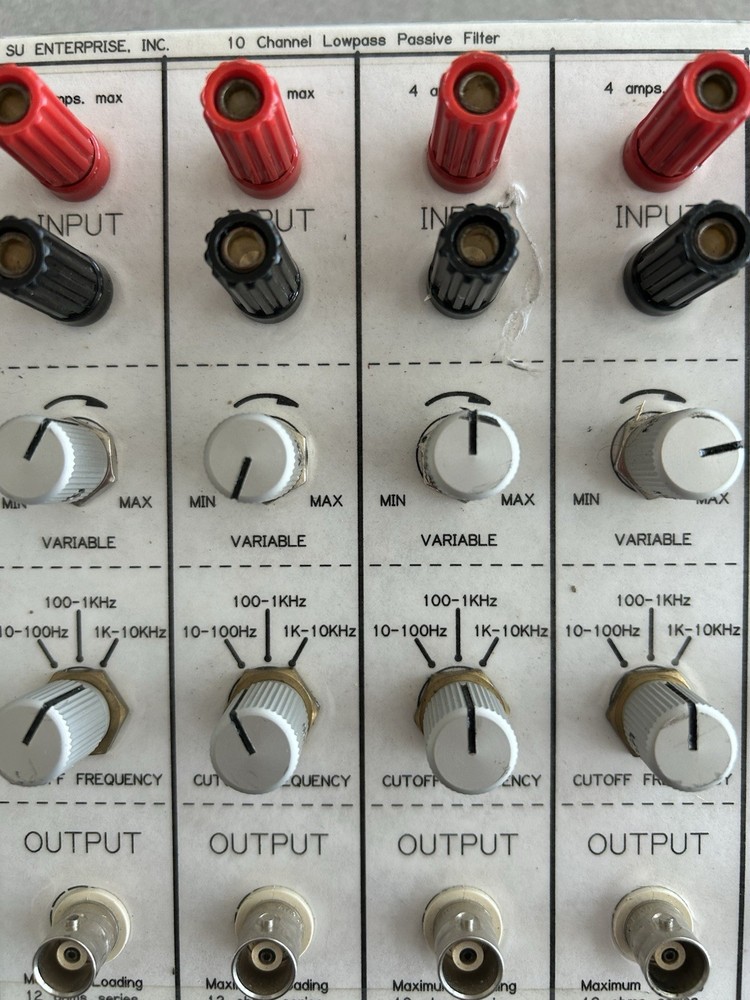 Custom Built Passive Low Pass Filter 10 Channels