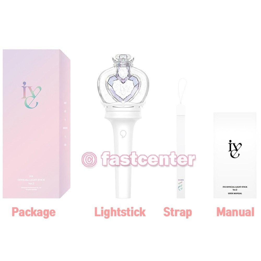 IVE OFFICIAL LIGHTSTICK VER 2 KPOP MERCH FANLIGHT