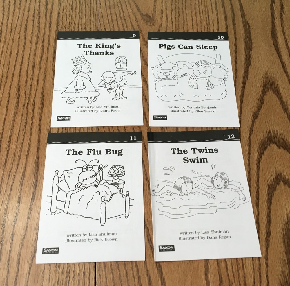 SAXON PHONICS & SPELLING 1ST GRADE DECODABLE TAKE HOME READERS 1 - 52