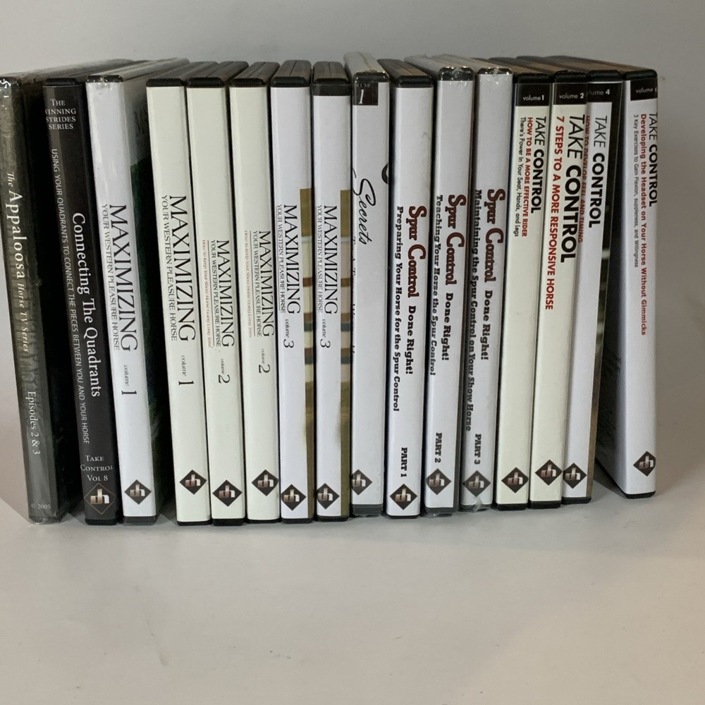 (Mixed Lot 16 Horse DVD) Dana Hokana Maximizing, Secrets, Spur Control, Western+