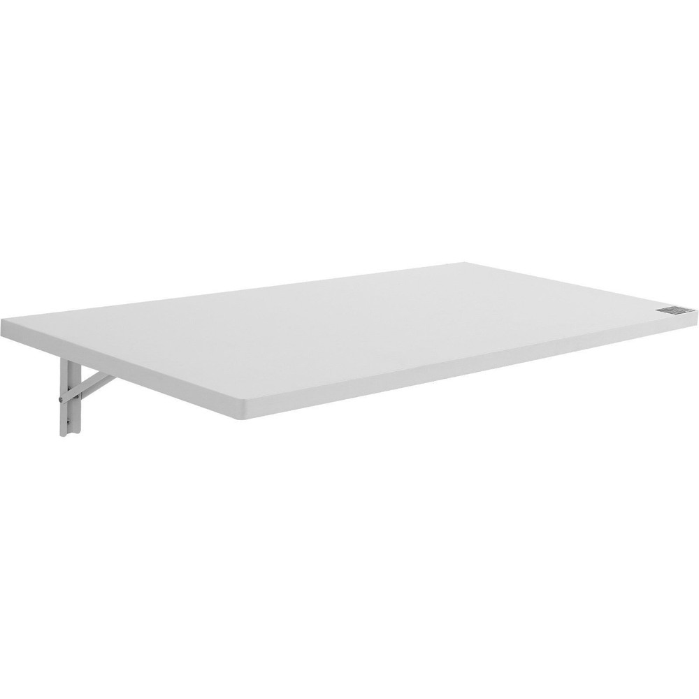 Wall Hanging Desk 39.37x19.69 in 110 lb Capacity Fold Down White