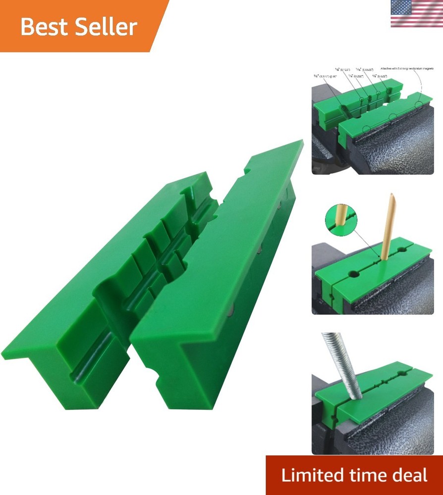 6-Inch Non-Marring Nylon Vise Jaws - Essential Multi-Purpose Pads for Crafts