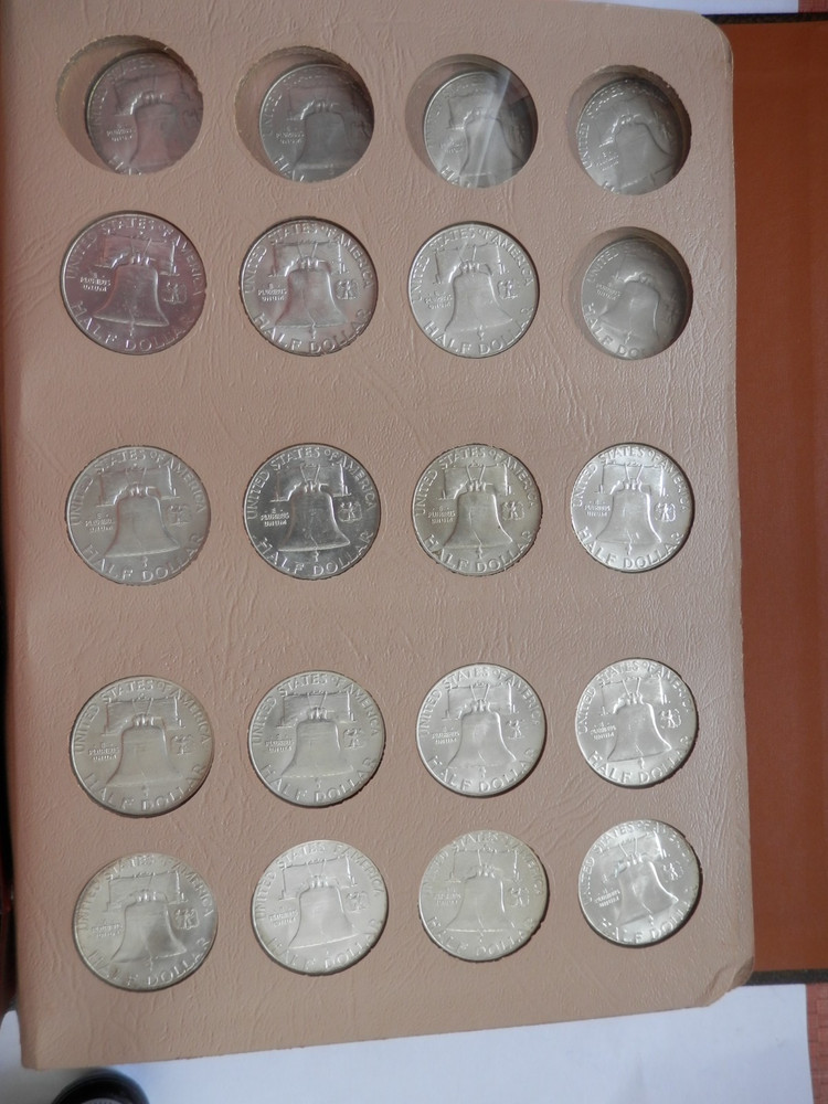 Franklin Half Dollar Complete Set BU
