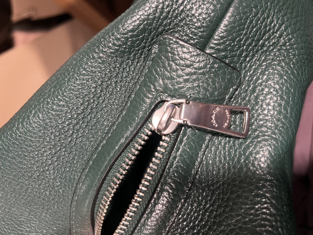 Coach Maya Leather Shoulder Bag Ivy Green