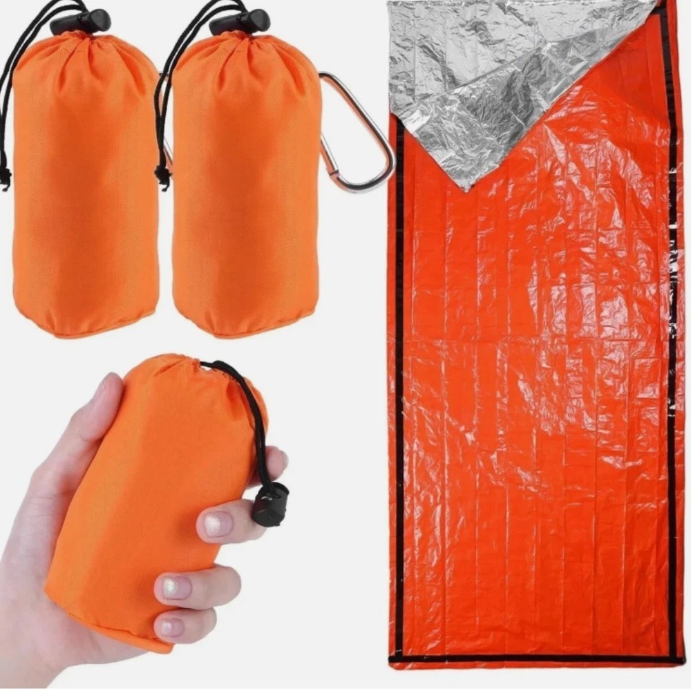 3 Pack  Sierra Madre Emergency Sleeping Bag 84"X36" Waterproof Sierramadre Emer