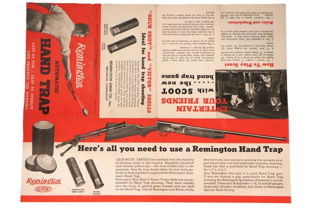 Winchester Automatic Hand Trap Brochure