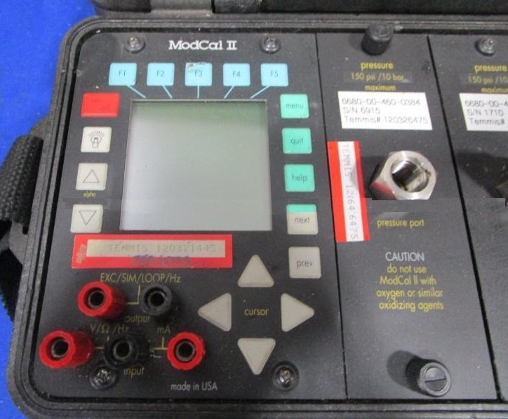 AMETEK PMT DIVISION Portable Calibration System MODCAL II
