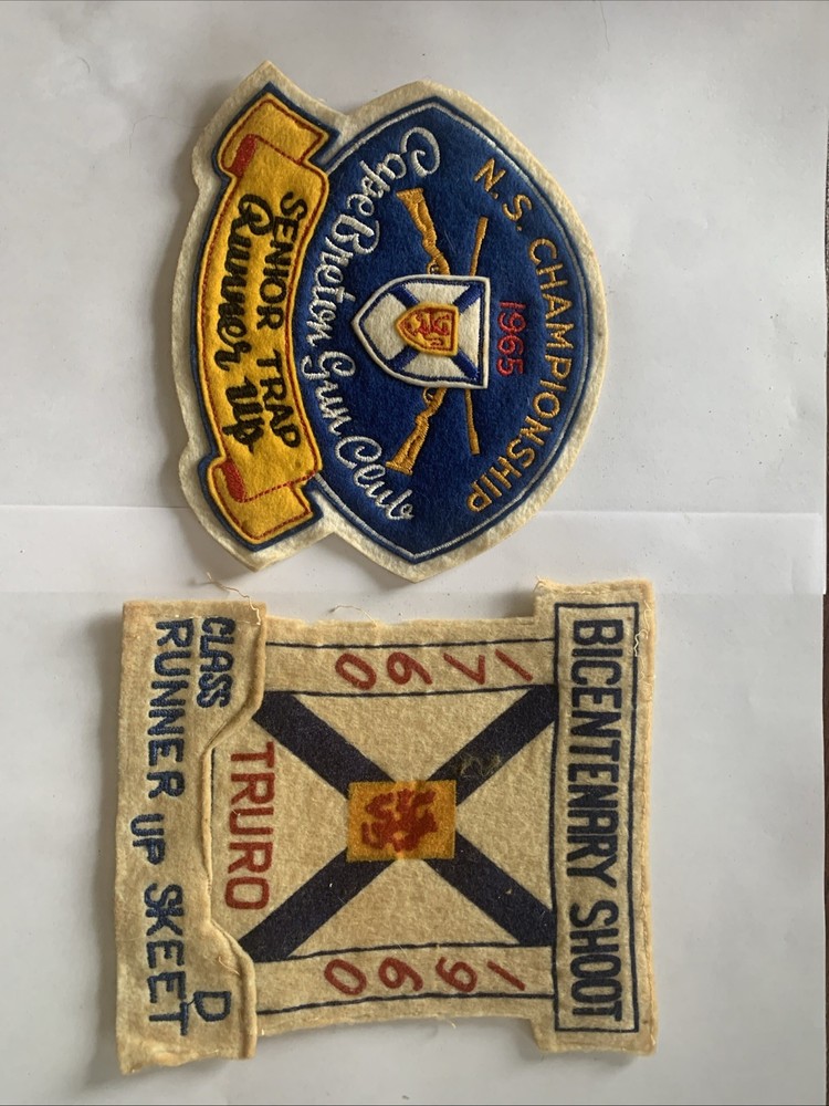 vintage shooting patches