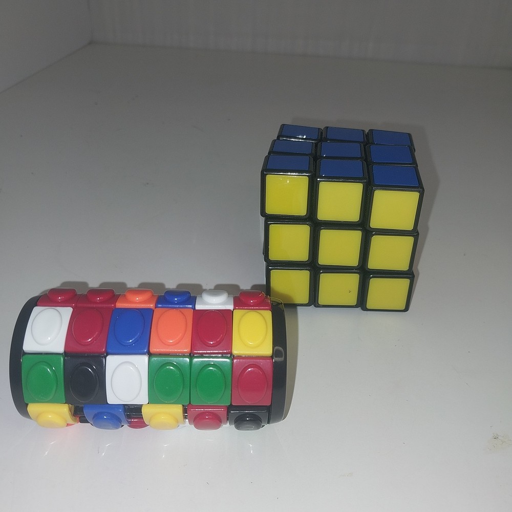 2 Rubiks Puzzle Games Pre-owned