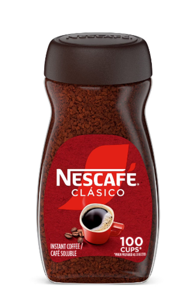 NESCAFÉ CLÁSICO Dark Roast Coffee, Instant Coffee, 7 oz, 1 Jar