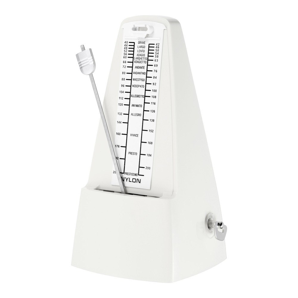 Mechanical Metronome for Piano Guitar Violin Ukulele Player ,White