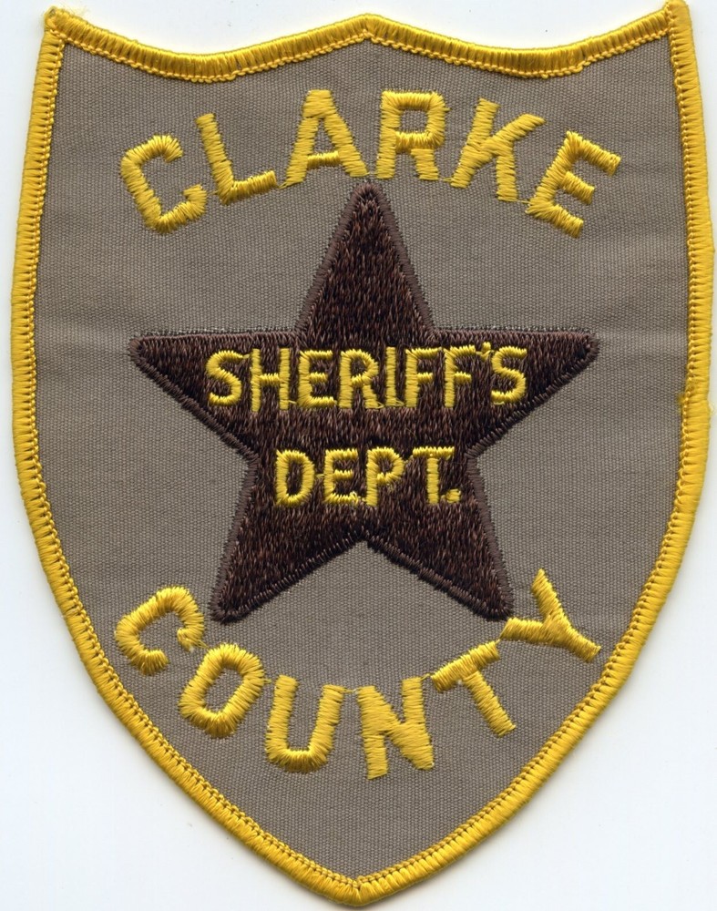 old vintage CLARKE COUNTY VIRGINIA SHERIFF POLICE PATCH