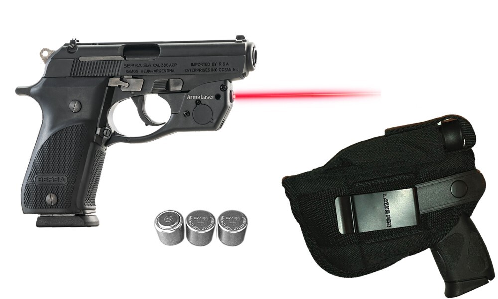 Arma Laser TR29 Red Sight for Bersa Thunder .380 Plus Pistols - w/ Laser Holster