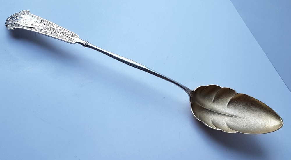 Rare!!! Set Spoon + Fork J.E. Galdwell & Co Silver K226