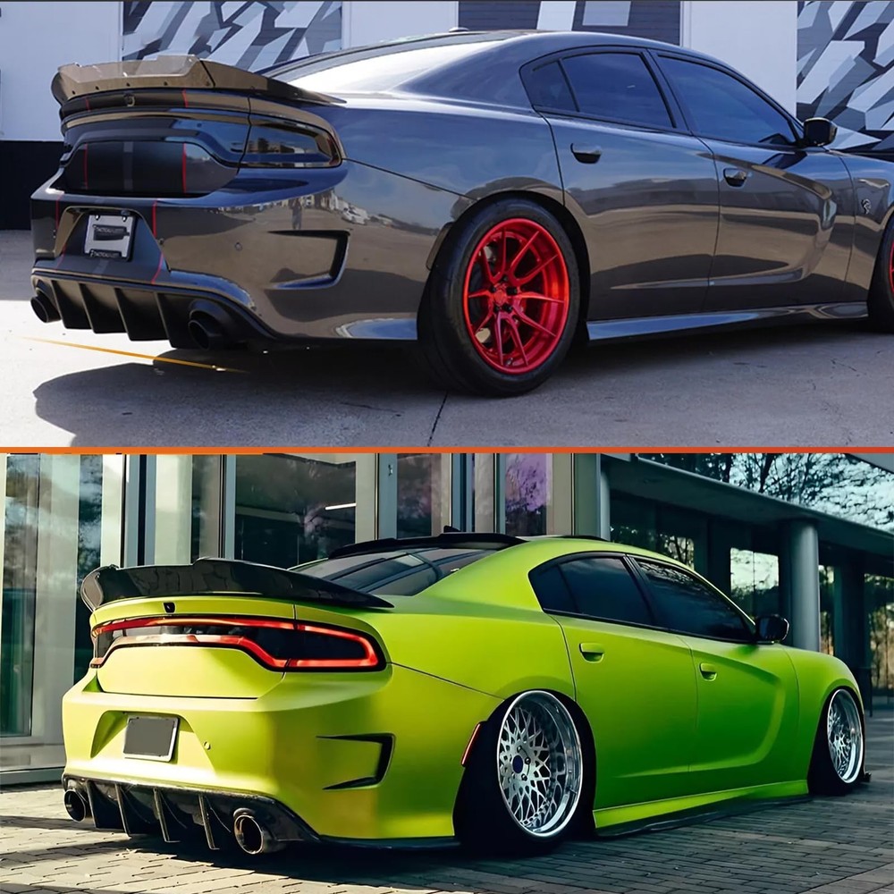 Rear Diffuser for 2015-2024 Dodge Charger GT R/T SRT Scat Daytona Models Rear