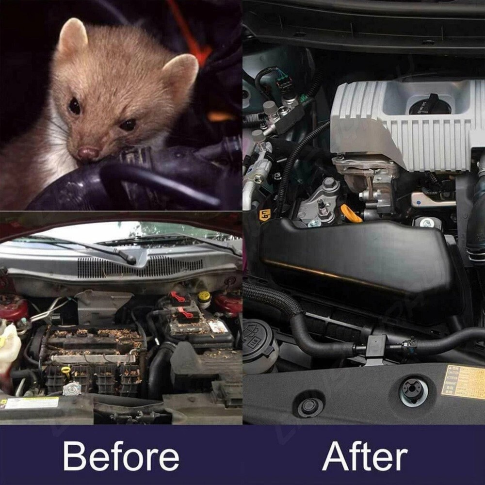 DC12V Car Engine Bay Ultrasonic Repeller For Vehicle Rodent Pest Control System
