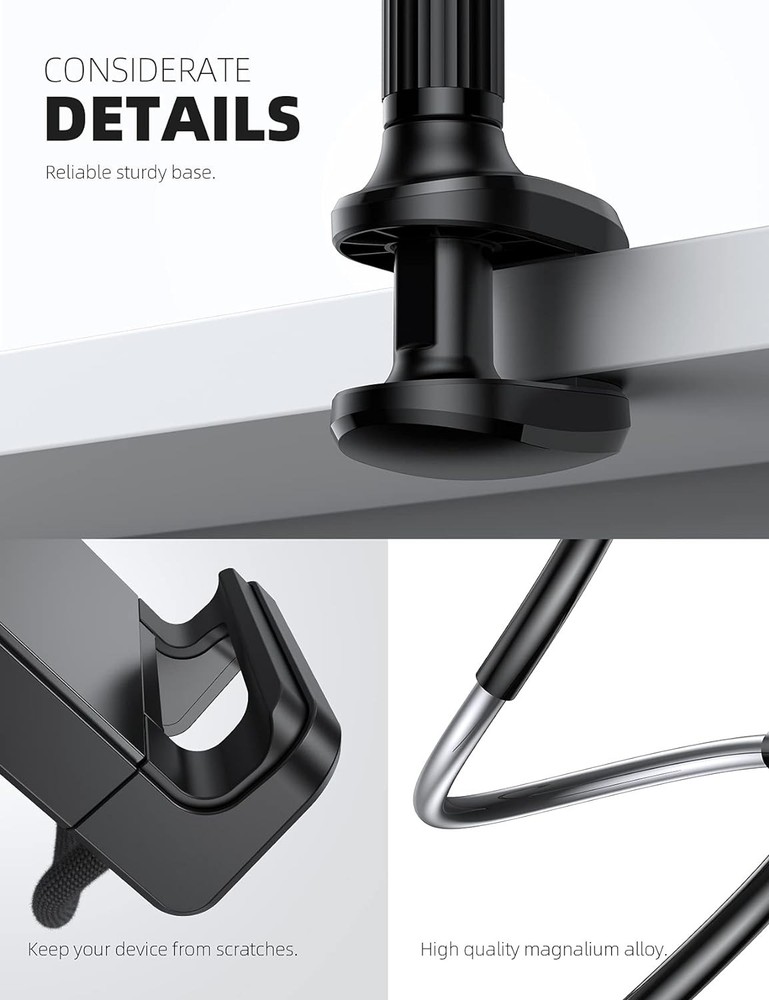 LAMICALL LS-07 GOOSENECK TABLET TABLE HOLDER MOUNT PHONE