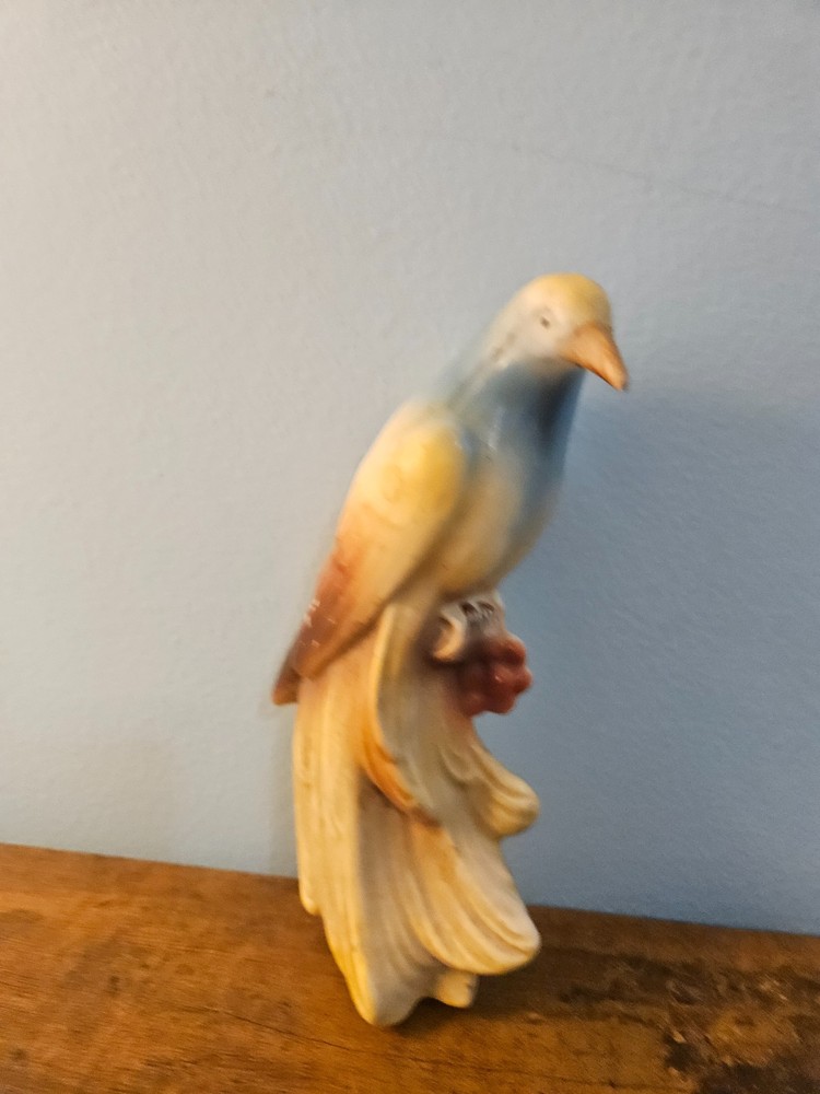 Czech vintage bird pocket vase , stamped on the back