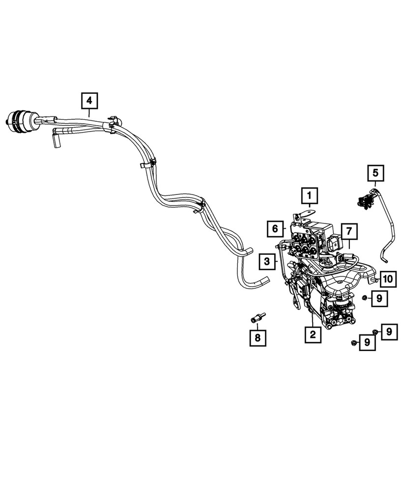 Genuine Mopar Compressor Valve Block 68087233AA
