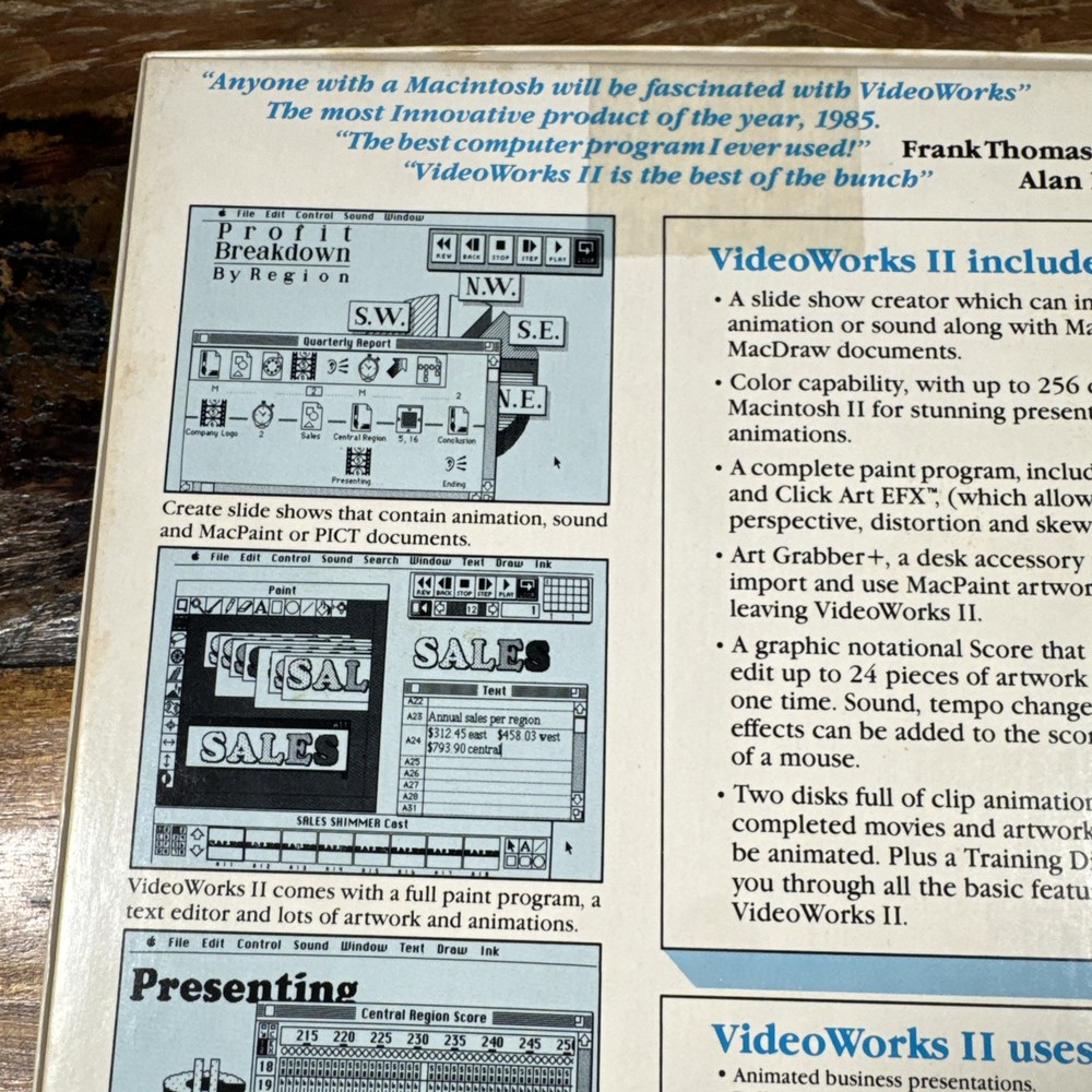 Macromind VideoWorks 2 Vintage Macintosh Software 1980s Retro Programing