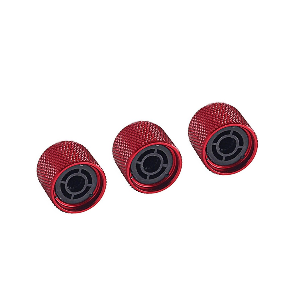 3Pack Electric Guitar Volume Tone Control Knobs Dome Metal Potentiometer Caps