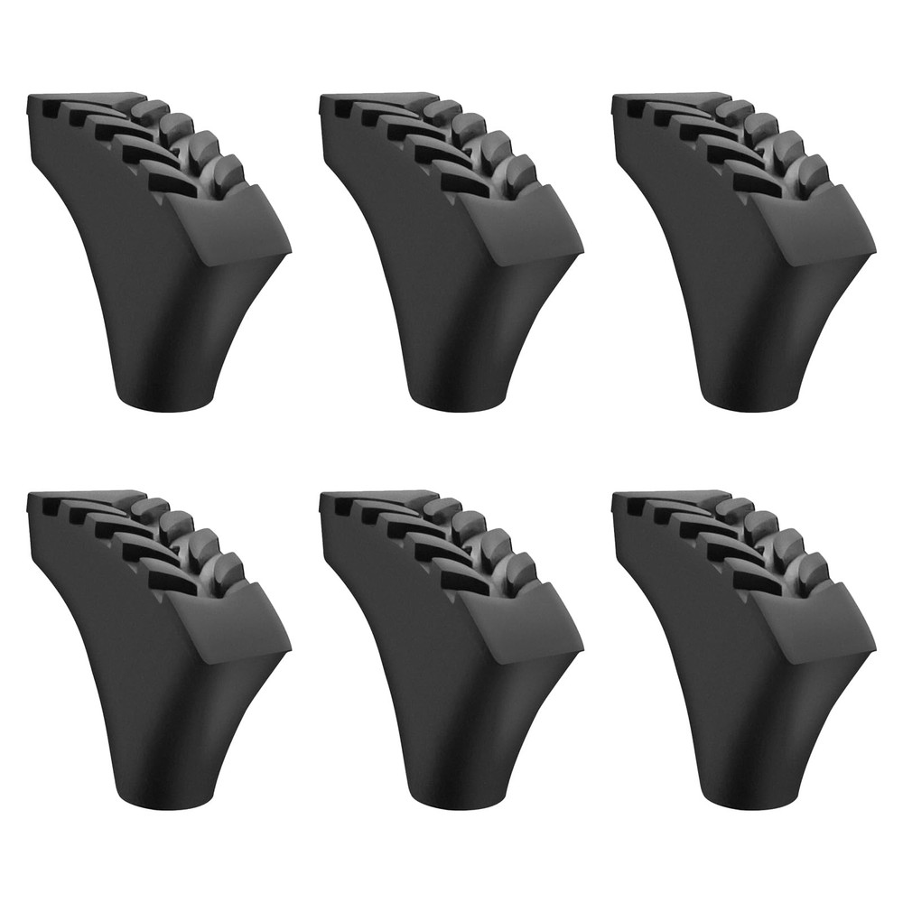 6Pcs Trekking Poles Tips Hiking Accessories - Cane Tips for Walking Sticks Ru...