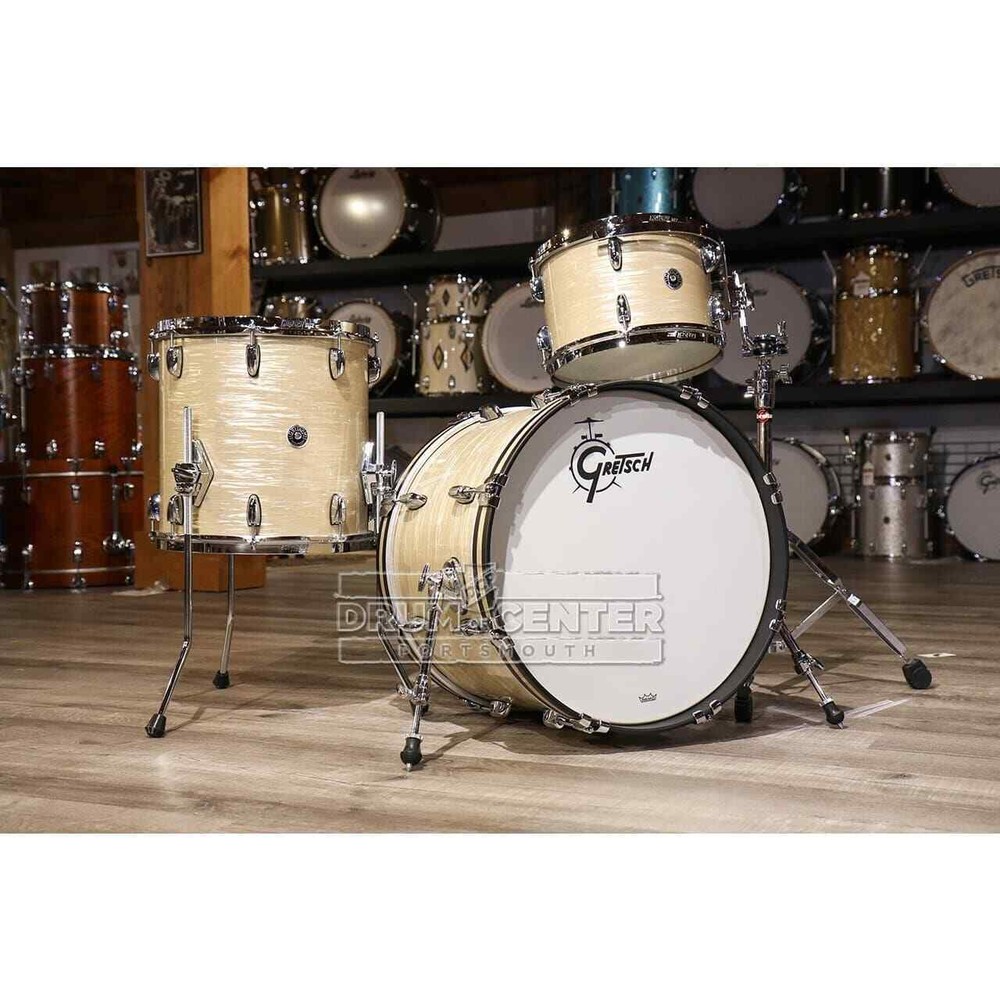 Gretsch Brooklyn 3pc Drum Set Creme Oyster