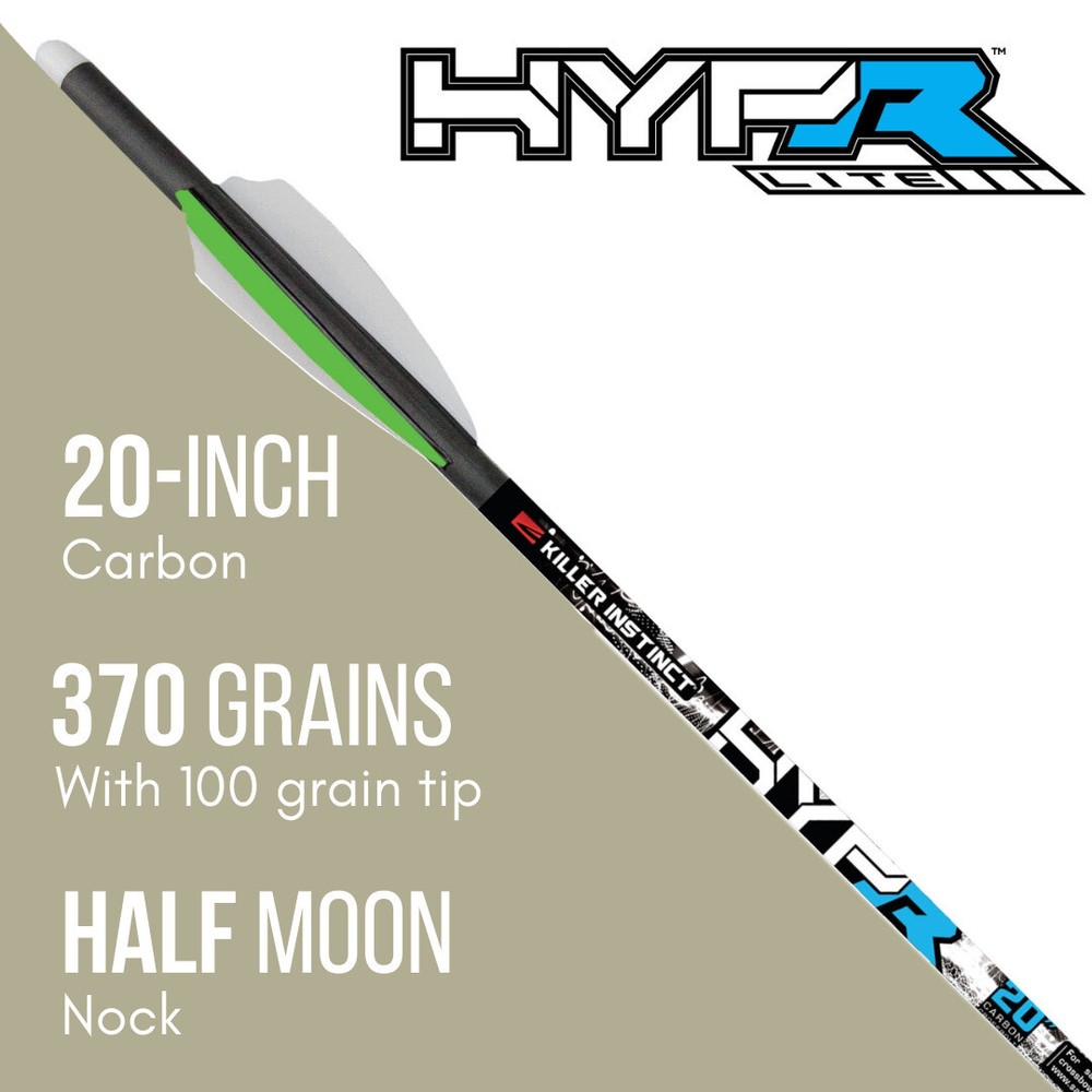 Killer Instinct Burner 415 FPS Crossbow Package Gray Camo Bundle