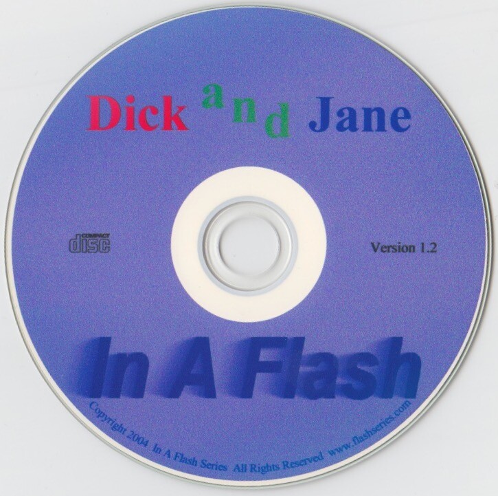 Dick and Jane in a Flash CD-ROM flashseries.com virtual flashcards reading