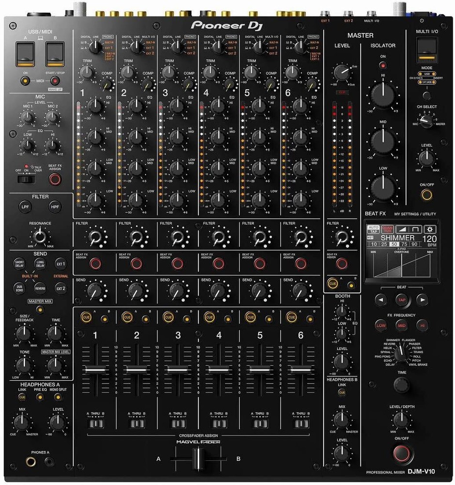 Pioneer DJ DJM-V10 Creative Style 6ch professional DJ mixer