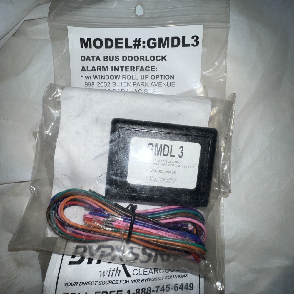 CodeAlarm GMDL3 GM DoorLock Databus Bypass Module Kit