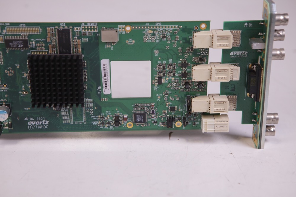 Evertz 7714HDC High Quality Downconverter Module Image Enhancement w/ Backplane