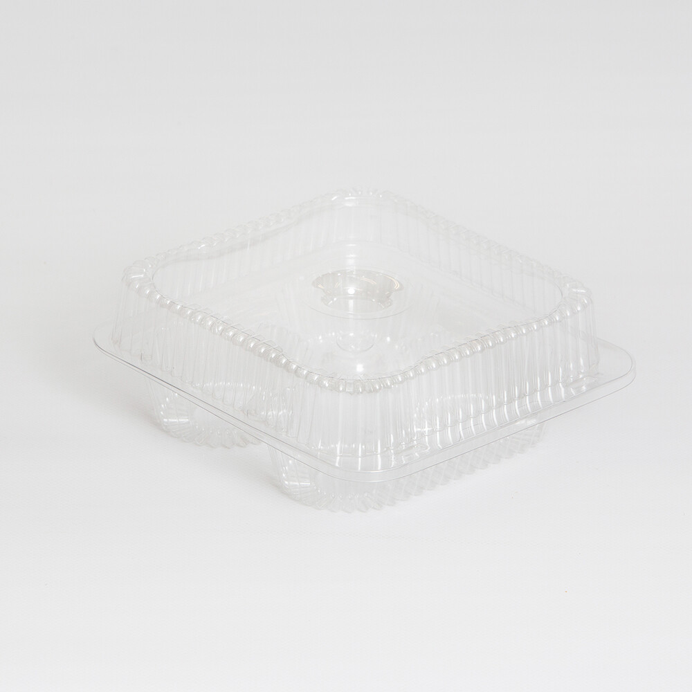 Inline Plastics PET Food Container Clear 64.2 oz. | 300/Case