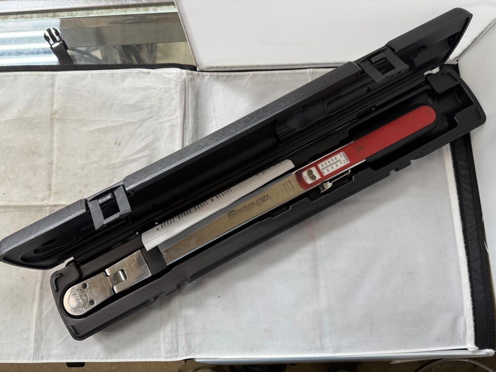 Snap On TQR250EX Click Type Torque Wrench, 1/2" Drive, 40-250 ft lb