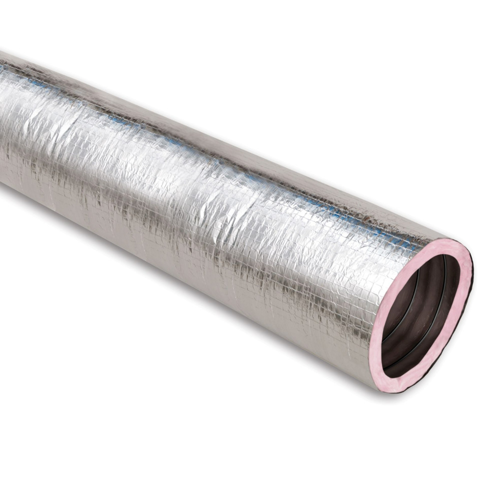 18" Silver Flex Thermaflex Insulated Flexible Duct R6 25'
