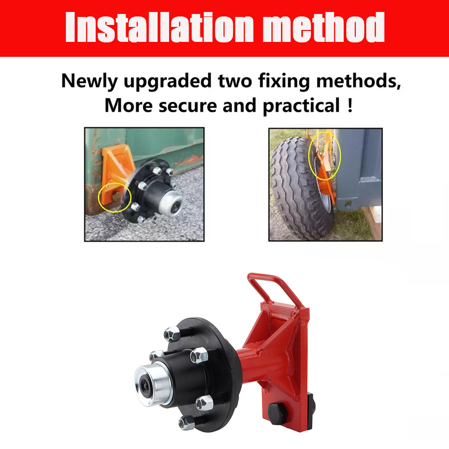 2PC Shipping Container Wheels 6x6.5 Lug Wheels kit Container Wheel Shifting Tool