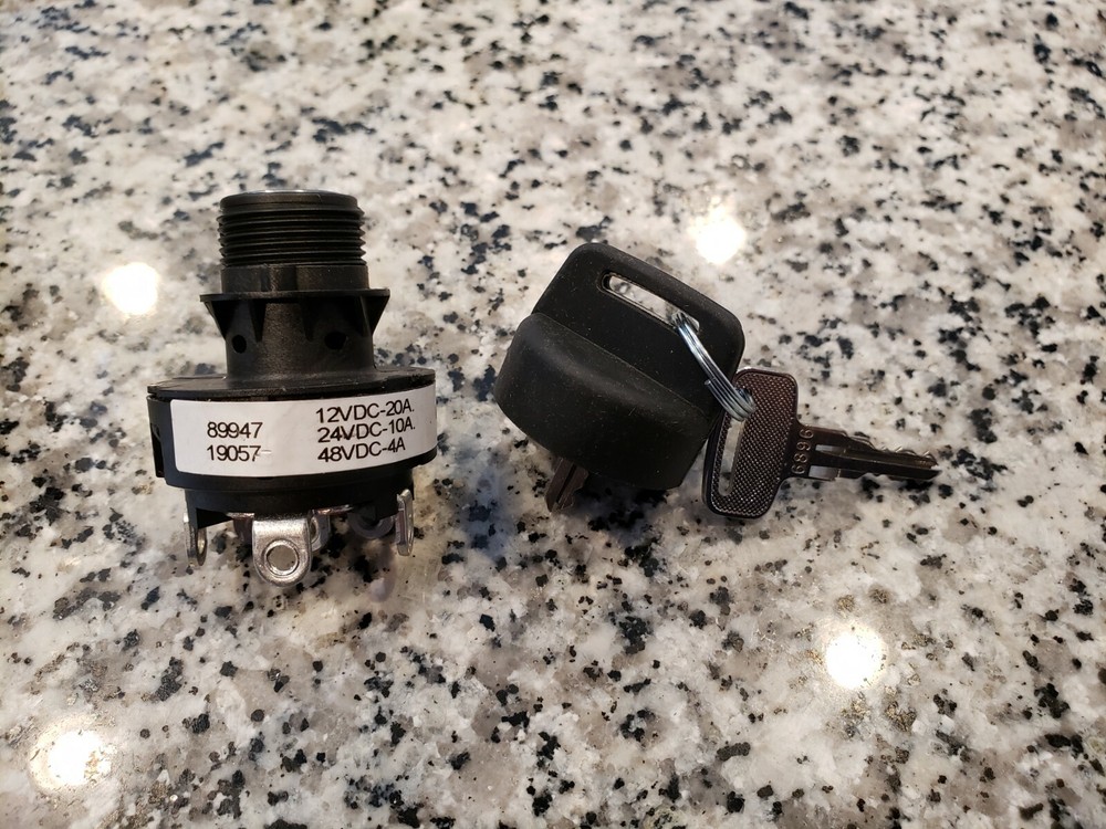 HONEYWELL MICRO SWITCH 89947-08 Key Switch,Off/On, 6-wire, Brand NEW! FAST SHIP