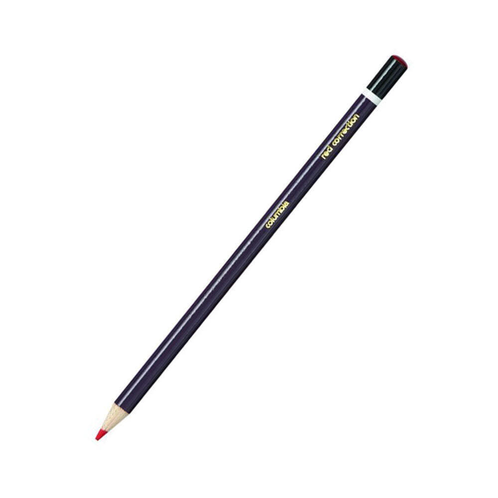 Copperplate Lead Pencil Round Barrel Durable High Quality Lead 2 Pieces Red