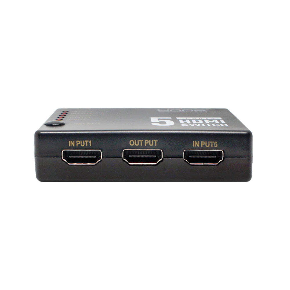 HDMI Switch 5 ports 4K/2K, Automatic Switching, USB Powered, Remote Control